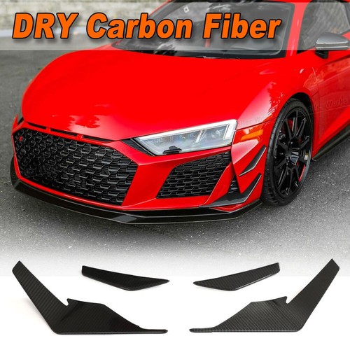 Dry carbon front canards - carbon,