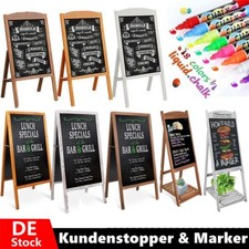 Kundenstopper Wetterfest Werbeaufsteller Werbetafel Holz Kreidetafel Marker 