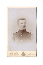 CDV Foto Soldatenportrait /