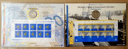 Numisblatt der brd 2002 nr - 2002,