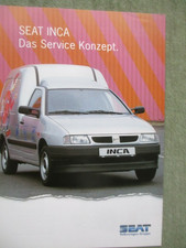 Seat Inca Service Katalog Oktober 1996