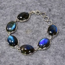 Labradorit Armband, 925er