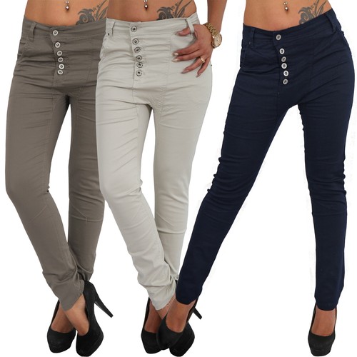 Jeans hose boyfriend knöpfe - jeans,