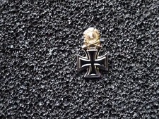 (C12) Pin zum Ritterkreuz Eichenlaub Schwertern Brillanten in gold