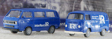 Wiking Werbemodell Set 1:87 A.S.S PKW VW T2 T3 Blau IR InterRent IG T2 4120 OVP