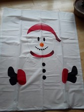 Fließ, Winterschutz, Abdeckung Planzen, Motiv Schneemann 125 X 160 cm, NEU 