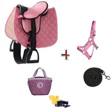 Holzpferde Sattel mit Halfter