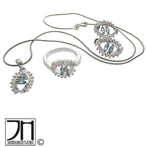 Set ohrringe ring anhänger - set,