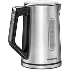 Rommelsbacher WK 3000 Wasserkocher edelstahl/schwarz LED-Display 3000 Watt 1,7 L