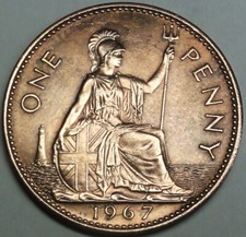 Großbritannien 1 Penny 1967