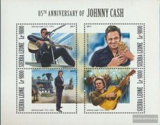 Sierra Leone 9090-9093 Kleinbogen (kompl. Ausg.) postfrisch 2017 Johnny Cash
