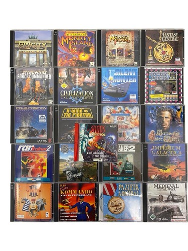 Vintage spiele sammlung - pc-spiele,