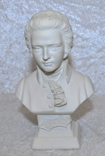 Büste  W.A. Mozart - aus  Alabaster ca.228 g - ca.  11,5 cm hoch