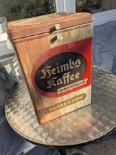 alte große Reklame Blechdose