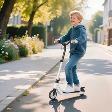 HOMCOM E-Scooter höhenverstellbarer Elektroroller bis 50kg ab 6 Jahren