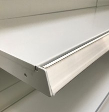 Scannerschiene Preisschiene Regal transparent Bodenschiene 10x für TEGO L100cm