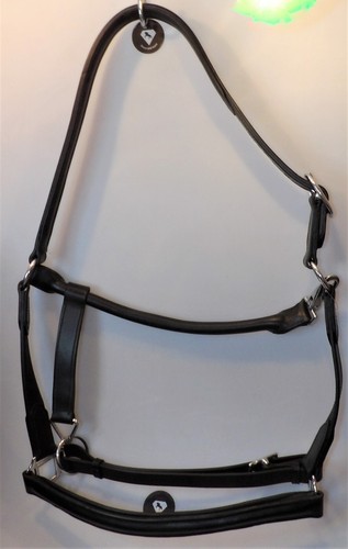 Leder halfter schwarz - wb,