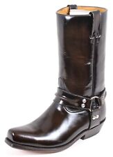1023 Bikerstiefel Motorradstiefel Boot Chopper Cruiser Biker Leder Buffalo 40