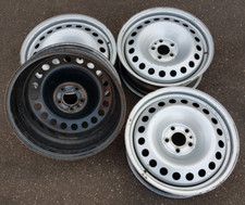 4 x Stahlelgen Fiat Doblo 263, Opel Combo D  6Jx16H2 5x98  ET36,5 Silber! #26805