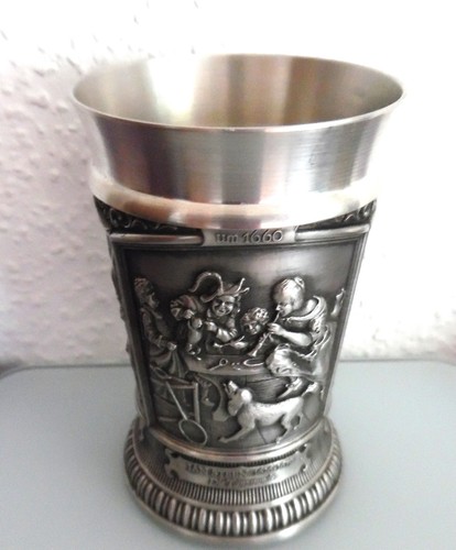 Schöner zinnbecher - schöner,