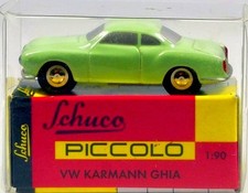 Schuco Piccolo 1:90 Volkswagen VW Karmann Ghia lindgrün