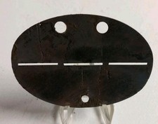 Erkennungsmarke WWII Blanko