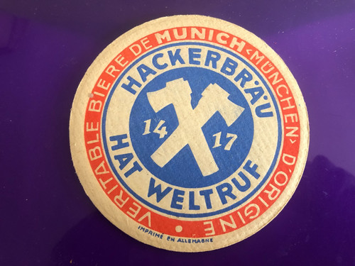 Seltener vintage bierdeckel - vintage,