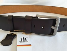 Herren Gürtel 4,5 cm echt Leder Jeansgürtel Arbeitsgürtel schwarz braun neu DHL