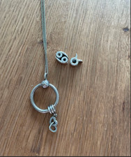 Pandora Kette Silber mit Charms - Gebraucht in gutem Zustand