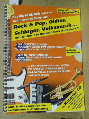 Musiknoten songbook rock - ", &