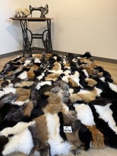 Echte Fuchsfell Decke  PREMIUM