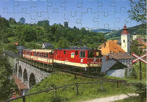 Eisenbahn kinder puzzle - kinder-puzzle, ·