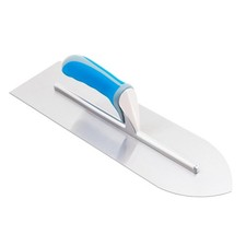 Bodenlegerkellle +Weichgriff Spitz Maurer Putz Spachtel Glättkelle 400x115mm