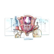 Wandbilder 160x85cm 5 tlg