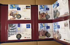 22 Numisbriefe 2 Euro Gedenkmünzen Deutschland Europa Sammlung Münzen Lot Album