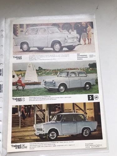 Ddr prospekt trabant 601 - ddr,