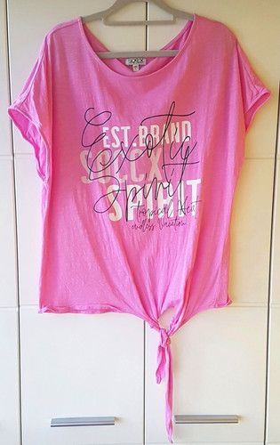 Soccx damen shirt rosa - t-shirt, gr