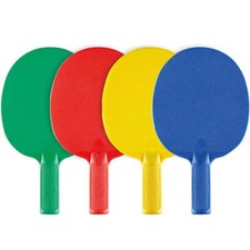 JOOLA Tischtennis Set Multicolour BAT Outdoor Wetterfest 4 bunte Schläger