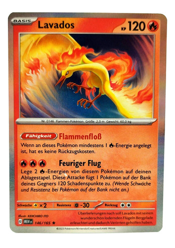 Pokemon karte lavados holo - pokemon,