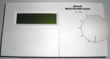 Raumthermostat Braun Bediengerät Digital RT 2001 Wandthermostat Schrag IHS 2000