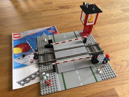 Lego 4539 bahnübergang - lego, bahnübergang,