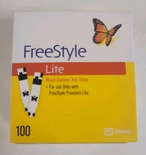 Freestyle lite test strips 100 - freestyle,