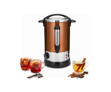 Glühweinkocher Heißwasserspender Edelstahl 10L Glühwein Heißgetränkeautomat