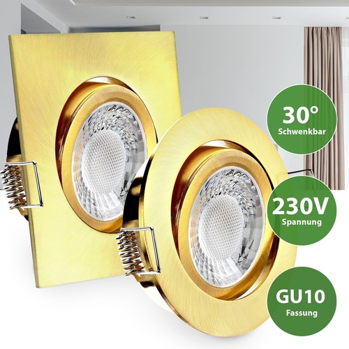 Led einbaustrahler 230v - led, gu10