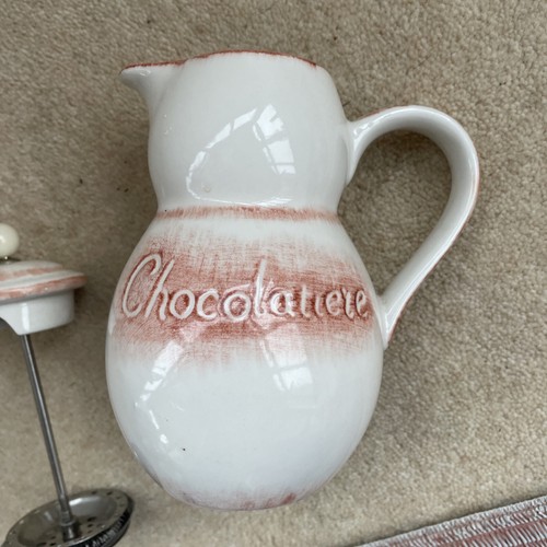 Keramik chocolatiere kanne - keramik,