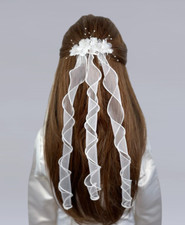 Kopfschmuck Haarschmuck Haarreif Haarkranz zum Kommunionkleid  * 50