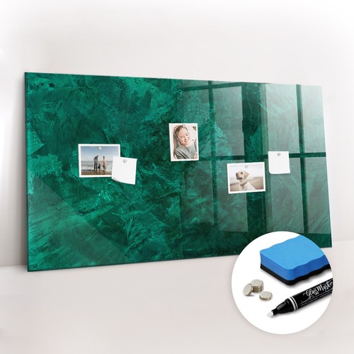 Memoboard glas mit - memoboard,