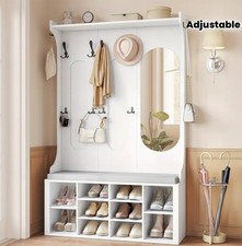 Garderobenschrank mit Spiegel