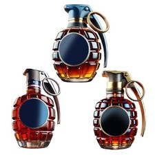 Handgranate Whisky Flasche