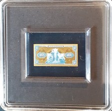 Goldbarren 10 Mark Deutsche Länder 1948 , Tschad 3000 Francs CFA  999er Gold